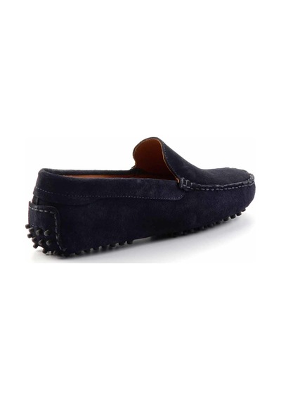 Bambi Lacivert Leather Erkek Loafer Ayakkabı E01350003502 Lacivert