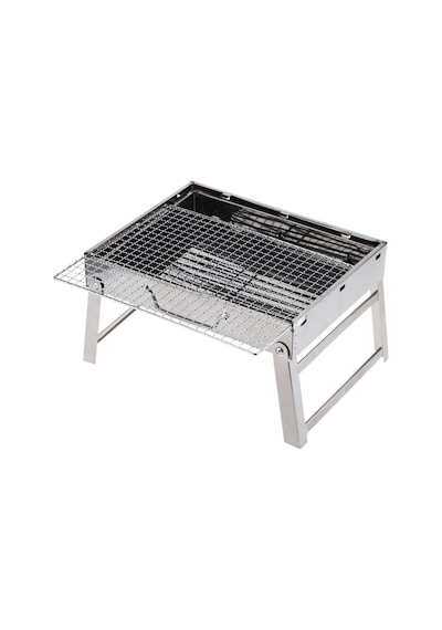Madfox Roadtrip Portatif Katlanır Bbq Mangal Silver Gümüş