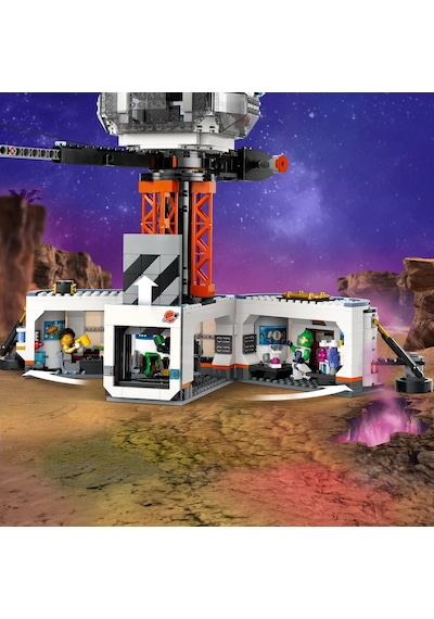 LEGO® City Uzay Üssü ve Roket Fırlatma Rampası 60434 8+ Yaratıcı Oyuncak Yapım Seti - 1422 Parça