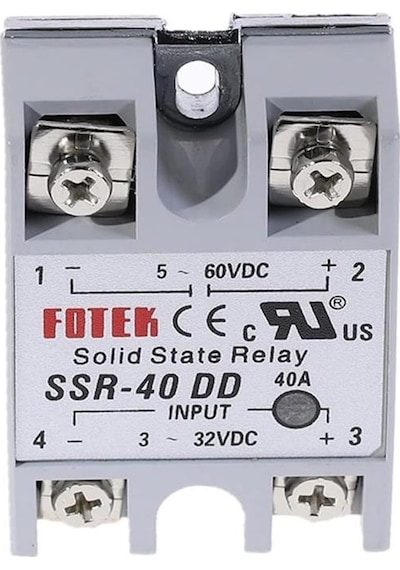 Ssr-40dd Ssr Solid State Röle 40a 3-32v Giriş 5-60v Çıkış Katı Hal Rölesi