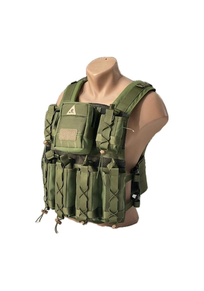 Sungu Askeri Shop Unisex Haki Hücum Yeleği Haki