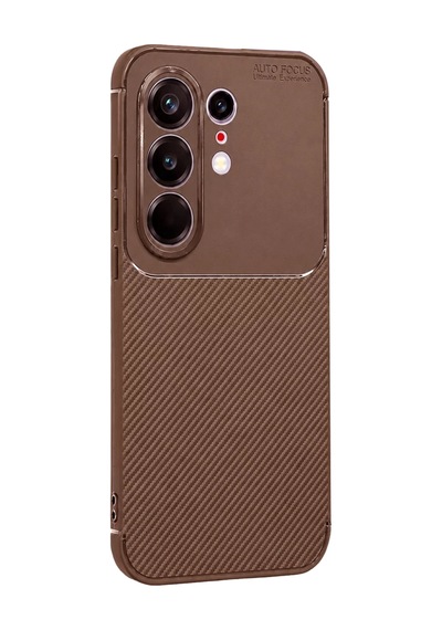 Camon 50 Pro 5g Auto Focus Karbon Kapak - Kahverengi