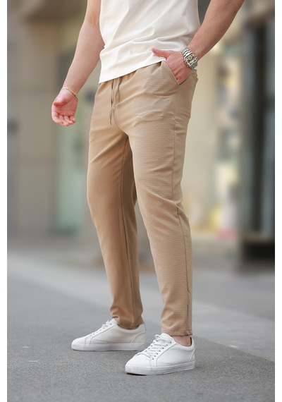 Madmext Camel Regular Fit Erkek Pantolon E6572
