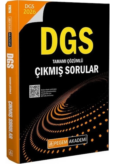 Pegem 2026 Dgs Çıkmış Sorular Çözümlü Pegem Akademi Yayınları