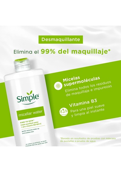 Kind To Skin Micellar Makyaj Temizleme Suyu Yüz Göz Ve Dudaklar İçin, 400 Ml