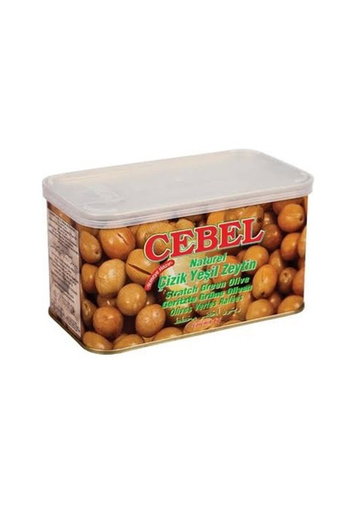 Cebel Sarı Yeşil Zeytin Çizik Tnk 700 Gr