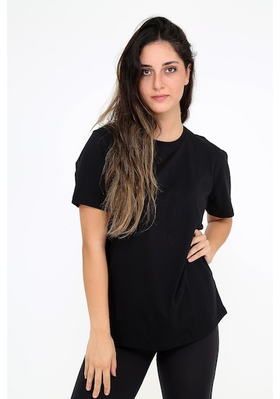 Rubadi Oversize Bol Ve Geniş Kesim Siyah T-shirt. Salaş Model Siyah