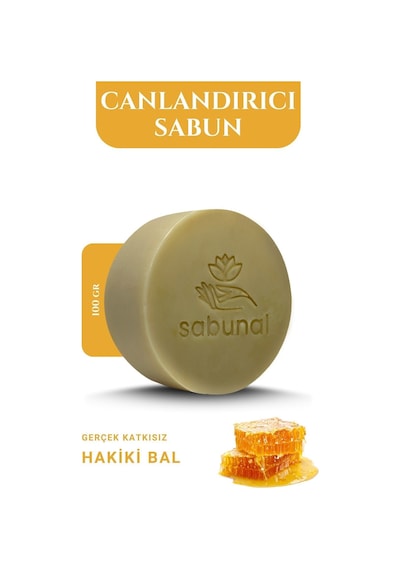 Sabunal Bal Sabunu 2 Adet - Bitkisel Cilt Bakım Sabunu