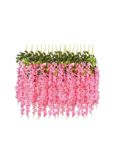 Nettenevime Yapay Çiçek Sarkan 3 Dallı Akasya 90cm Pembe Diğer
