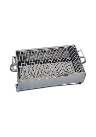 Paslanmaz Portatif Mangal 70 Cm Ayaklı Standlı Sarı