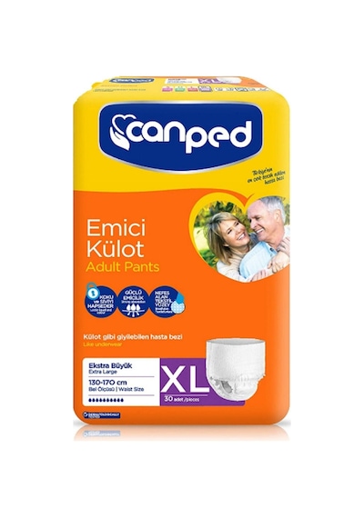 Canped Emıcı Kulot Xl Large 30lu Diğer