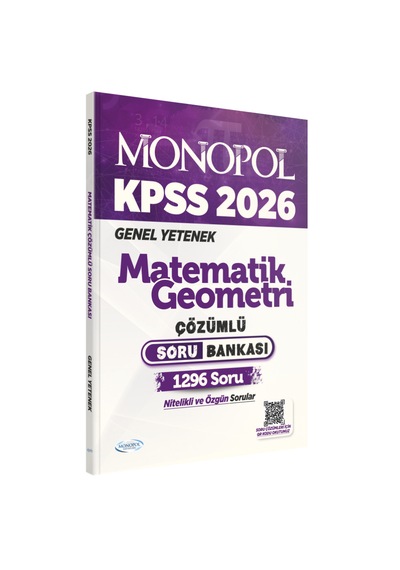 2026 Kpss Matematik Geometri Çözümlü Soru Bankası Monopol Yayınları