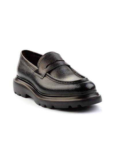 Bambi Kahve Leather Erkek Loafer Ayakkabı E01310113240 Kahve