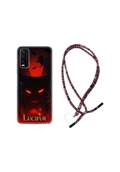 Vivo Y20S Kılıf Rasta Boyun Askılı Lucifur 1672