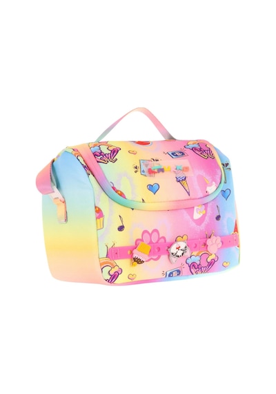 Kaukko Kids Isı Yalıtımlı, Silikon Aksesuarlı Beslenme Çantası - Mavi Sarı - Kız Çocuk - L7244 Mavi - Sarı