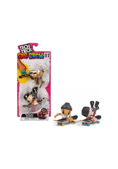 6071061 Tech Deck Sk8 Crew İkili Paket Çok Renkli
