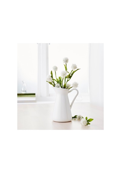 Ikea Sockerärt Vazo/sürahi 16 Cm Beyaz