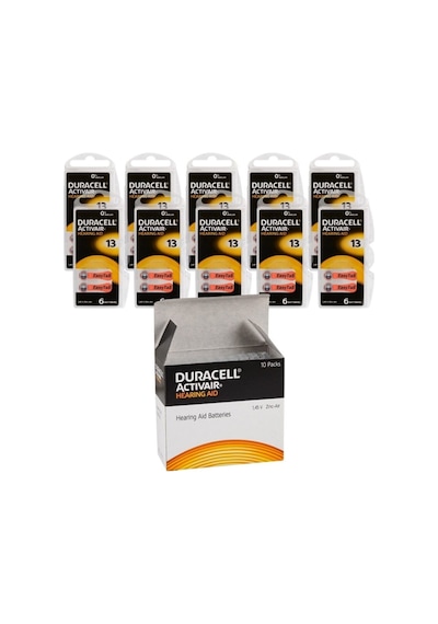 Duracell 13 Numara İşitme Cihazı Pili 5 Paket 30 Adet