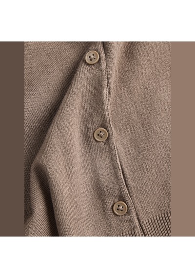 Jack & Jones Kadin Örgü Yelek - Ophelia - 12296335 Brown Lentil