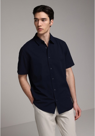 Colin's Colins Regular Fit Shirt Neck Düz Erkek Lacivert Kısa Kol Gömlek Cl1083096 Q1.v1 Nav Colin's Colins Regular Fit Shirt Neck Düz Erkek Lacivert Kısa Kol Gömlek Cl1083096 Q1.v1 Nav