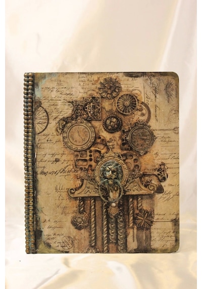 Mücevher Kutusu Kitap Şeklinde Ahşap El Yapımı Hand Made