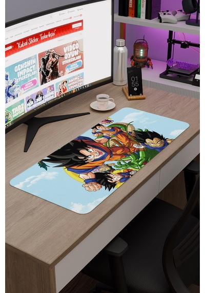 Dragon Ball Anime V1 - 70x30 Xl Gaming Kauçuk Kaymaz Taban Mouse Pad Fare Altlığı