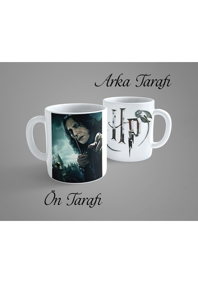 Harry Potter Severus Snape 3 Porselen Kupa Bardak Beyaz