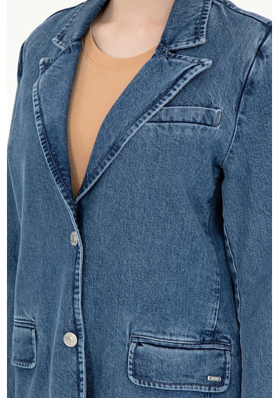 U.s. Polo Assn. Kadın Açık Mavi Gömlek Jean 50291133-dn0021 Lıght Blue Açık Mavi