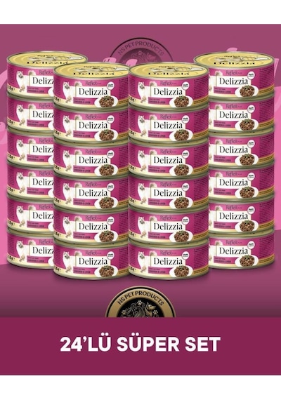 Reflex Plus Delizzia Yetişkin Tavuklu-ciğerli Gravy Kedi Maması 24x85 Gram