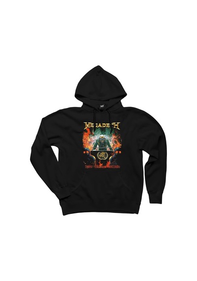 Megadeth New Order World Siyah Kapşonlu Sweatshirt Hoodie Siyah