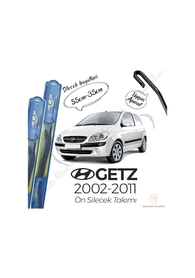 Hyundai Getz Ön Silecek Takımı (2002-2011) RBW Hibrit