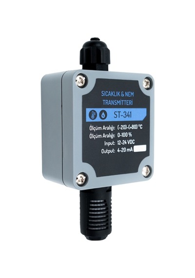 St-341 Analog Sıcaklık Ve Nem Transmitteri 4-20 Ma Çıkışlı