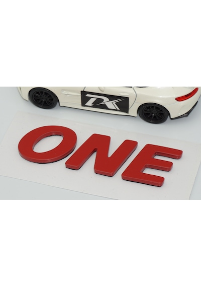 Dk Tuning One Bagaj Kırmızı Yazı Logo Arma Mini Cooper İle Uyumlu