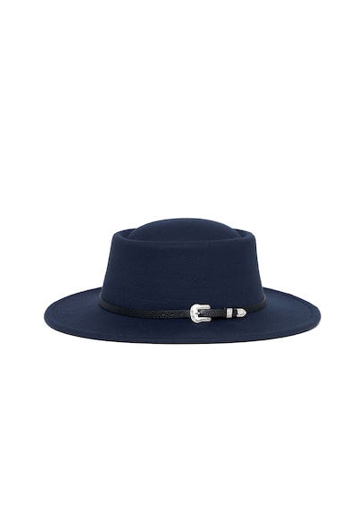 Berellini Kaşe Kaşmir - Unisex Geniş Fotör Lacivert