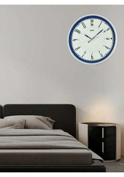 Seiko Qxa834w Beyaz Renkli Plastik Kasa Quartz Mekanizmalı Duvar Saati Çok Renkli