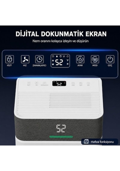Tr Trotec Ttk 63 E Wifi Nem Alma Cihazı Akıllı Nem Kontrolü Ve İyonizerli Hava Konforu Diğer