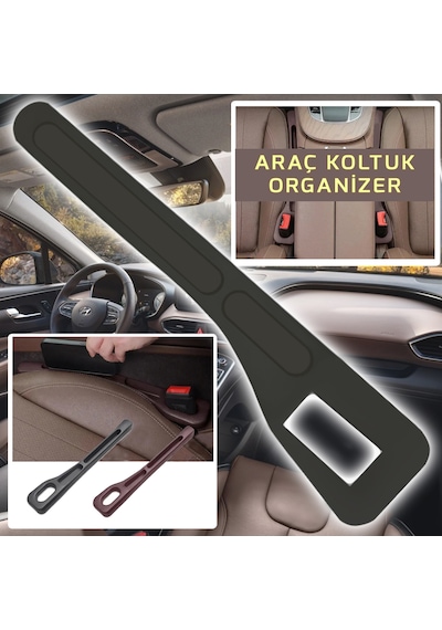 Binnex Araç Koltuk Kenarı Düzenleyici Esnek Organizer