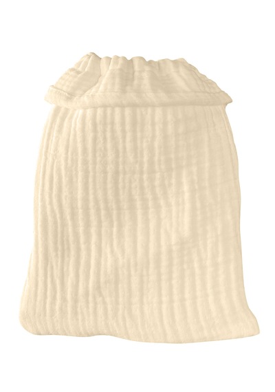 Joyous Mom Kids Organik Muslin Banyo Kese Ve Havlu Seti Bej