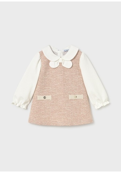 Mayoral Pembe Kız Bebek Elbise 2948