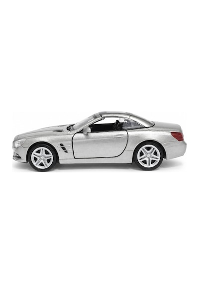 Welly 43662 Mercedes-benz Sl 500 Gri 1:36 Die-cast Çek-bırak Metal Model Araba
