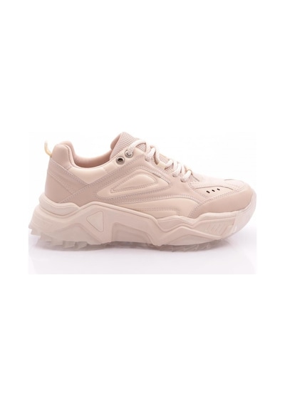Dgn 65118 Kadin Bağcikli Sneaker Ayakkabi 65118-2027-R0152 Bej
