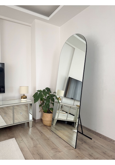 Effe Çerçevesiz Model 180x70 Cm Oval Ayaklı Boy Aynası Ayna