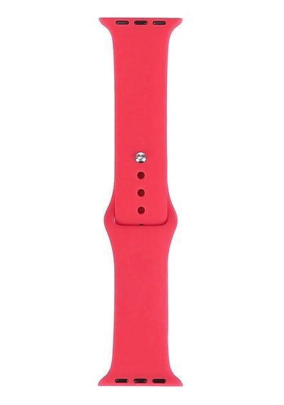 Mobilteam Watch 7 45mm Band Serisi Klasik Kordon Silikon Strap Kayış-light Rose Red