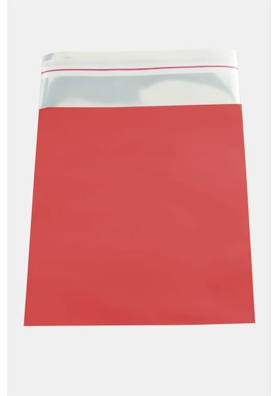 17x25 - 446 - Kırmızı Renkli Metalize Hediyelik Poşet Paketi - Spt-gld - 100 Adet