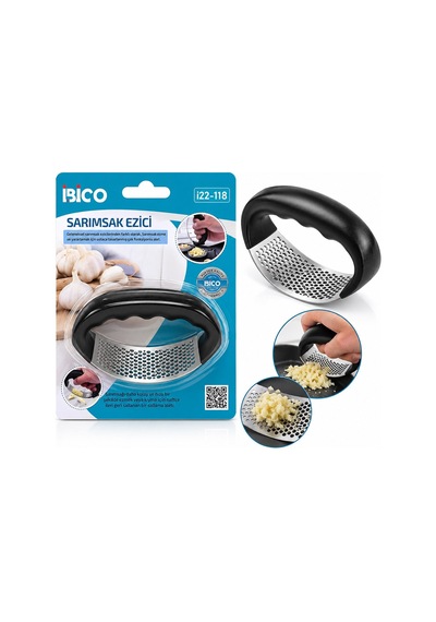 İbico İ22-118 A Garlıc Press Sarımsak Ezici Metal Zırh Modeli Plastik Tutacak Saplı- 12'li Paket Diğer