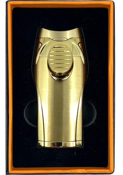Parmida Gold 3 Ü 1 Arada Lüks Puro Çakmağı Entegre Punch Delici Sarı
