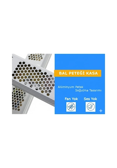 12v Ultra Slim Sessiz Şerit Led Trafosu - Cata Metal Kasa İnce Tasarım Klemensli Adaptör 5a /