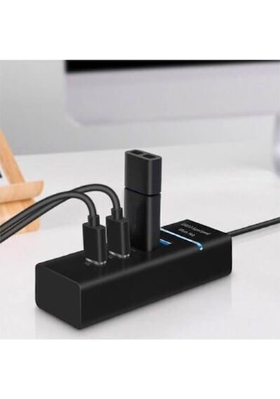4 Port Usb 3.0 Hub - Usb Çoklayıcı 5Gbps Chipli Versiyon (519133693)