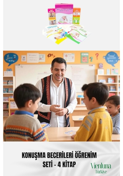 Özel Çocuk Rehabilitasyon Kişisel Tepki Verdirici Konuşma Becerisi Geliştirici Eğitim Öğretim Seti