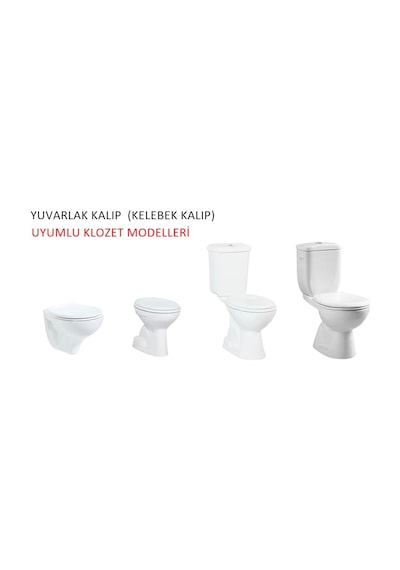 Smart Sessiz Yavaş Kapanır Klozet Kapağı